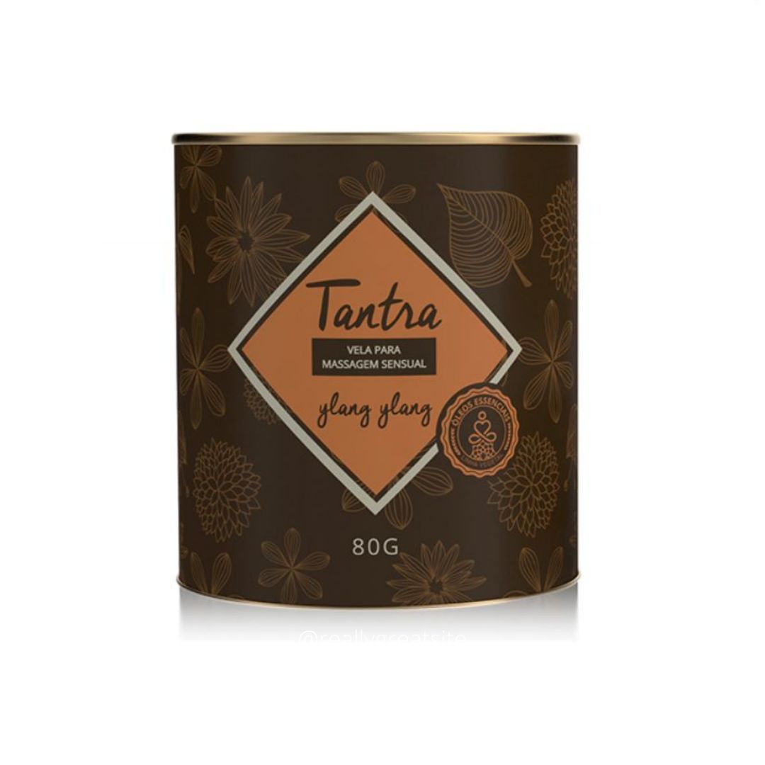Vela Para Massagem Sensual Tantra Ylang Ylang - 80g - Imagem 3