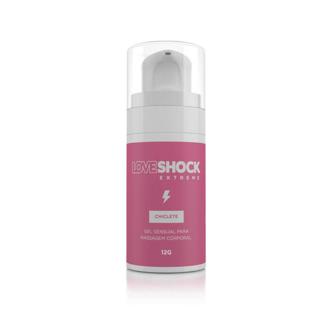 Gel Excitante Loveshock Extreme Beijável Chiclete - Nova Versão 12 g - Imagem 2