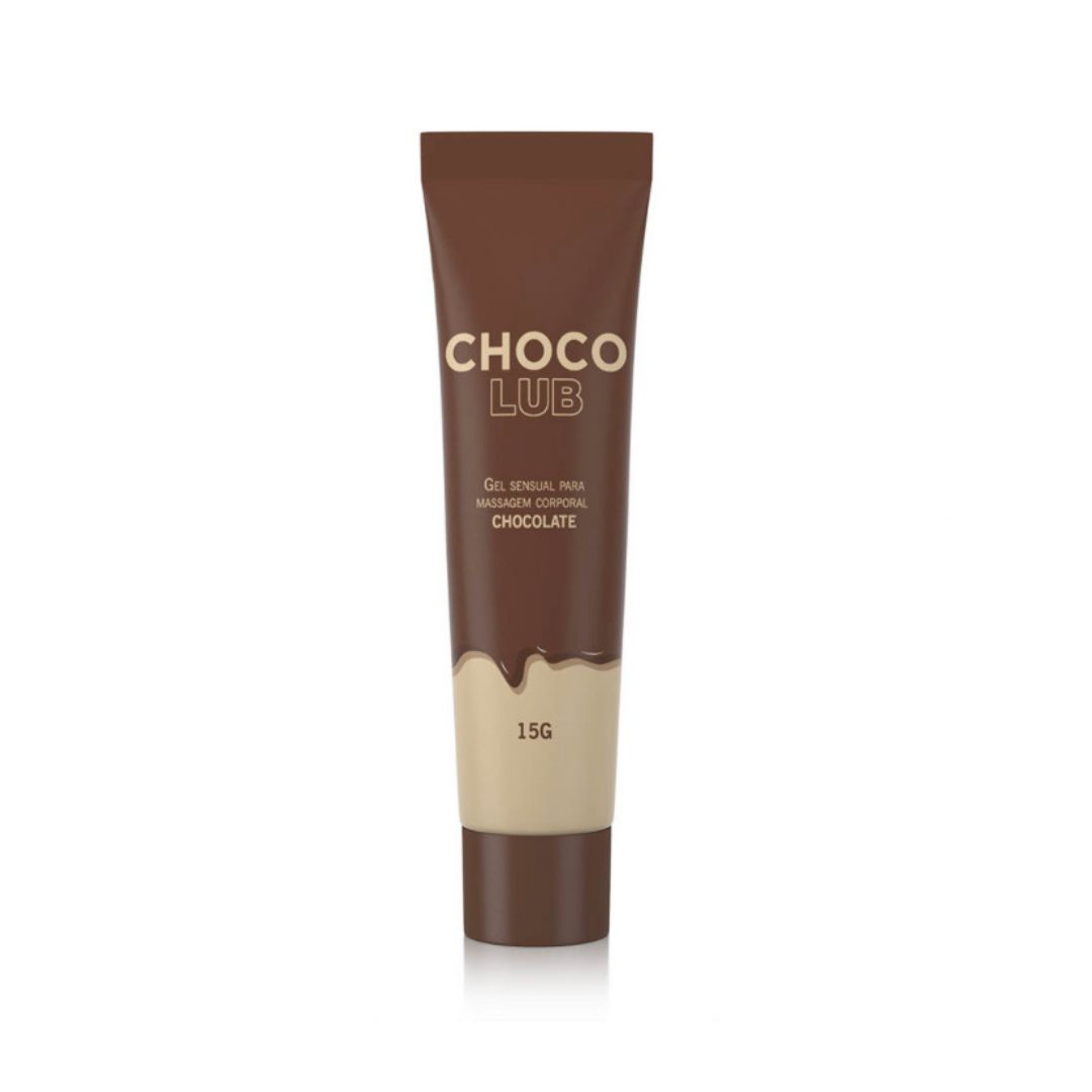 Gel Lubrificante Beijável Chocolub Chocolate - 15 g - Imagem 2