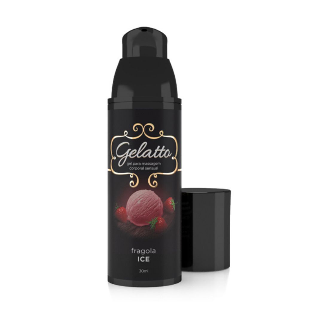 Gel Lubrificante Beijável Gelatto Fragola - 30ml - Imagem 2